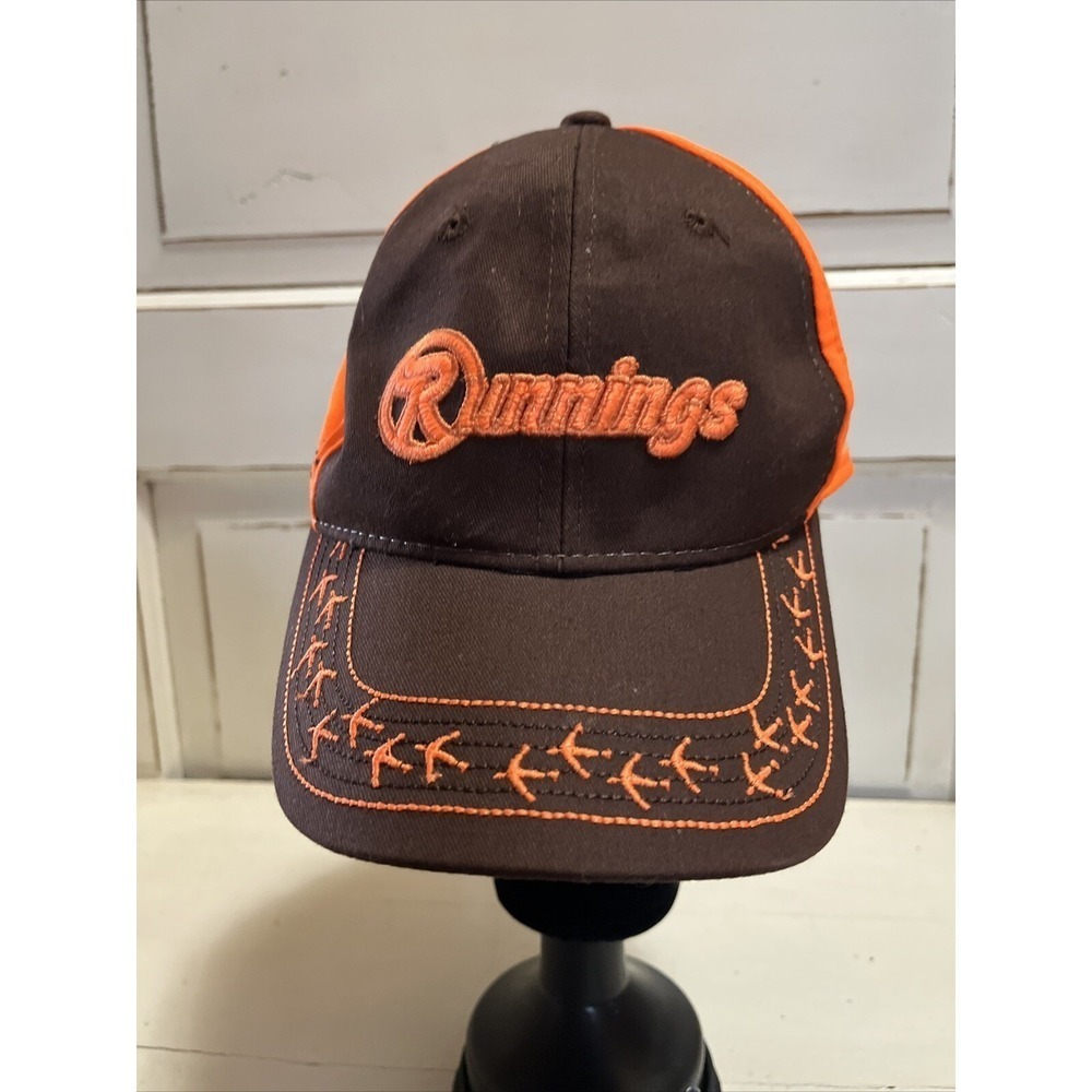 Runnings Embroidered Baseball Cap Pheasant Hunting Tracks Hunter 2017